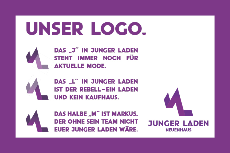 Corporate Design Agentur - Neues Logo Junger Laden